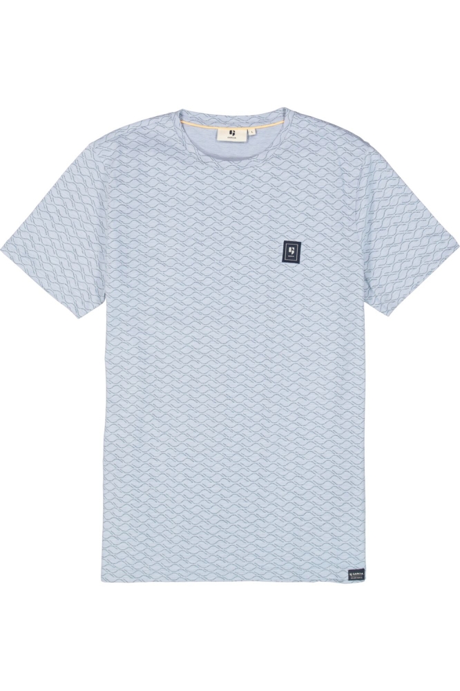 T SHIRT E51207 1863 DUSTY BLUE